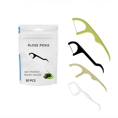 Biodegradable floss picks