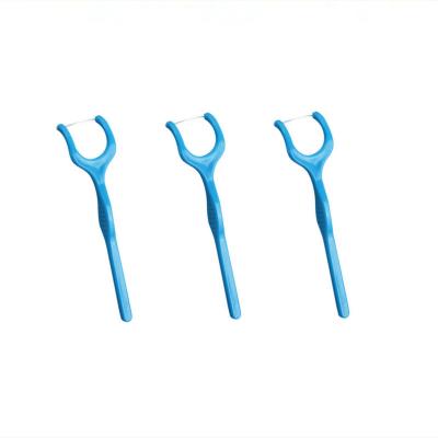 Long handle floss picks