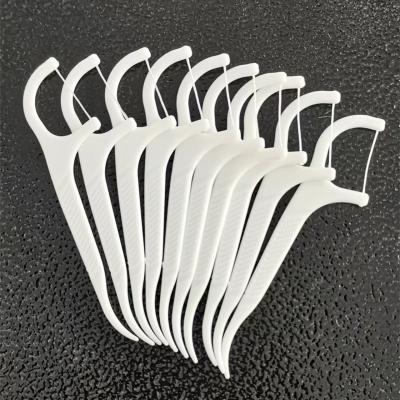 Disposable floss picks with strong floss